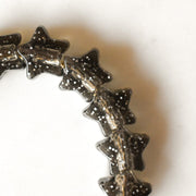 #product_description_first_paragraph# - Bracelet Fiona Plaqué Or Étoile Paillettes - Coraline bijoux