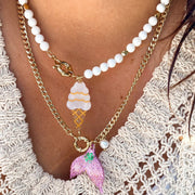 #product_description_first_paragraph# - Collier Jess Coquillage Glace - Coraline bijoux