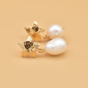 #product_description_first_paragraph# - Boucles d'oreilles Dany étoile Perle de culture - Coraline bijoux