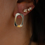 #product_description_first_paragraph# - Boucles d'oreilles Eugénie Plaqué Or Oxyde de Zirconium - Coraline bijoux