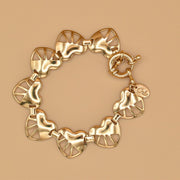 #product_description_first_paragraph# - Bracelet Antoine Coeur Plaqué Or - Coraline bijoux