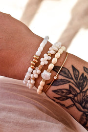 #product_description_first_paragraph# - Bracelet Bali Plaqué Or Corail - Coraline bijoux
