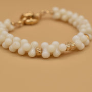 #product_description_first_paragraph# - Bracelet Bali Plaqué Or Corail - Coraline bijoux