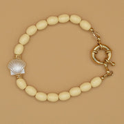 #product_description_first_paragraph# - Bracelet Céline Plaqué Or Coquillage - Coraline bijoux