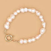 #product_description_first_paragraph# - Bracelet Jen Plaqué Or Perles de Culture - Coraline bijoux