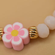 #product_description_first_paragraph# - Bracelet Sarah Plaqué Or Fleur - Coraline bijoux