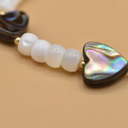 #product_description_first_paragraph# - Bracelet Yoko Plaqué Or Coquillage Coeur - Coraline bijoux