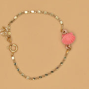 #product_description_first_paragraph# - Bracelet Zola Plaqué Or Coquillage - Coraline bijoux