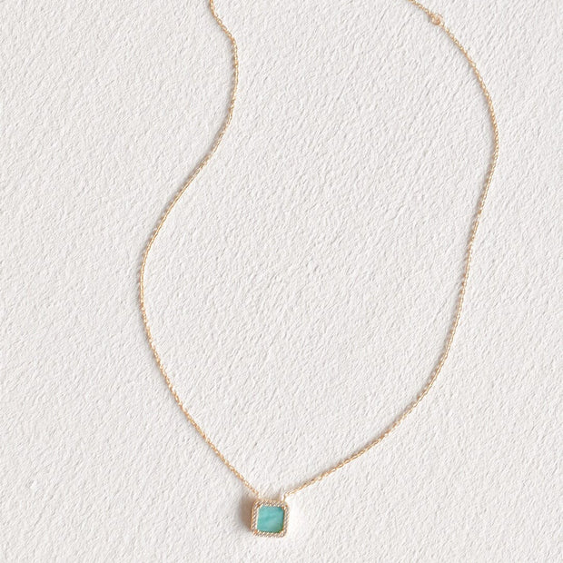 Collier Élon - Amazonite collier Coraline bijoux 
