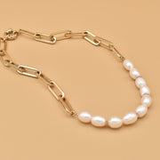 #product_description_first_paragraph# - Collier Ferréol Plaqué Or Perles de Culture - Coraline bijoux