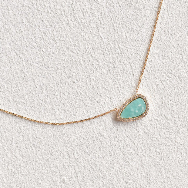 Collier Kai - Amazonite collier Coraline bijoux 