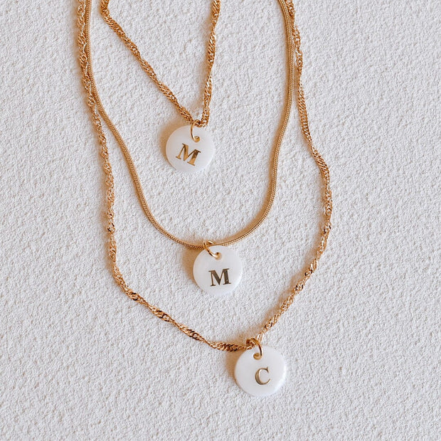 Collier Lova collier Coraline bijoux Torsadée - 45 cm 