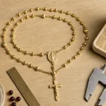 Chapelet en or 9 ou 18 carats, reconnaissance du vrai modèle