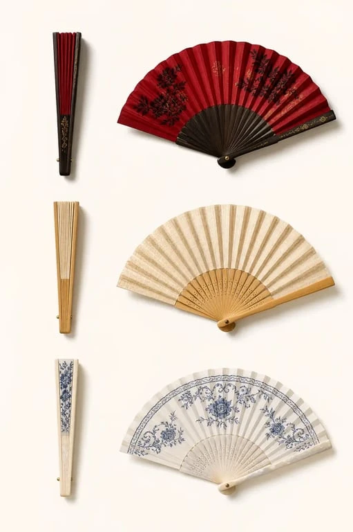 Eventaille espagnol, artisanal et décoratif présenté en composition éditoriale