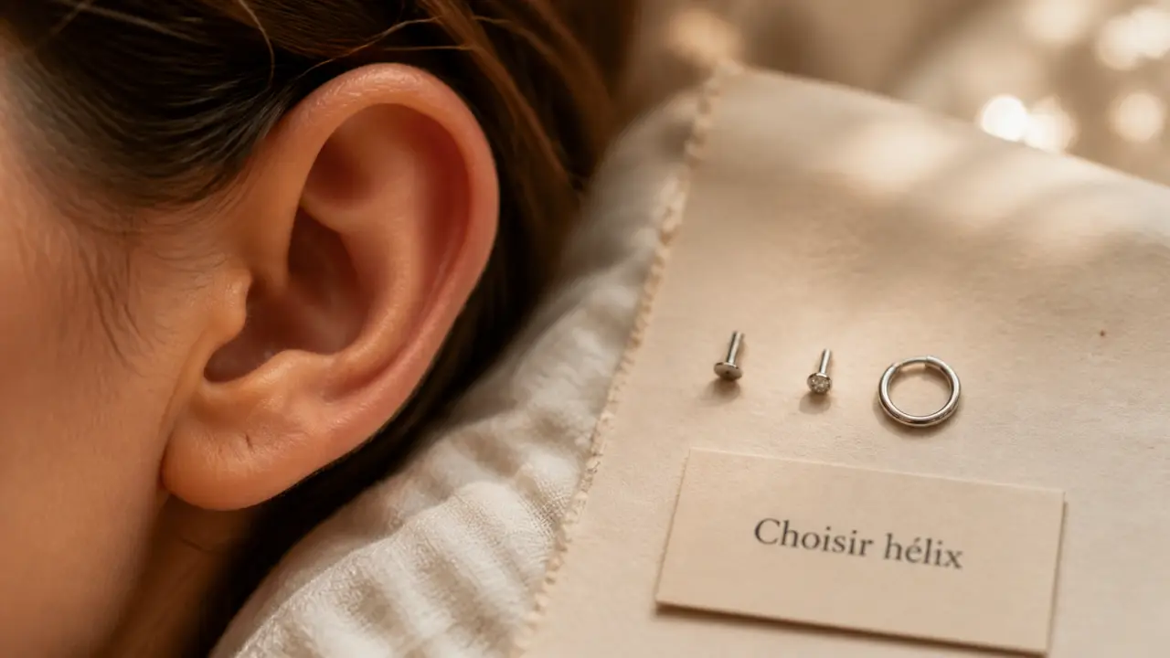 Boucles d oreilles helix : labret, anneau ou stud sur oreille