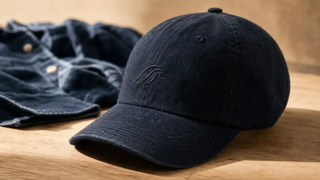 Casquette du moment baseball en coton, visière incurvée, logo brodé