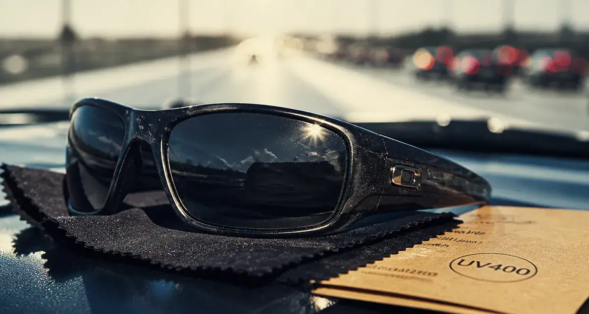 Lunettes de soleil catégorie 4 sur voiture, UV400