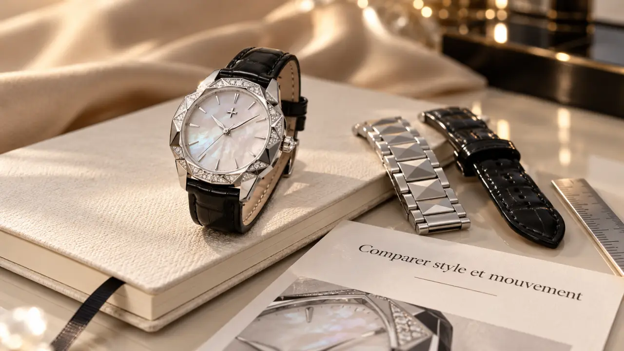 Montres Mauboussin femme au cadran nacré, style sport chic