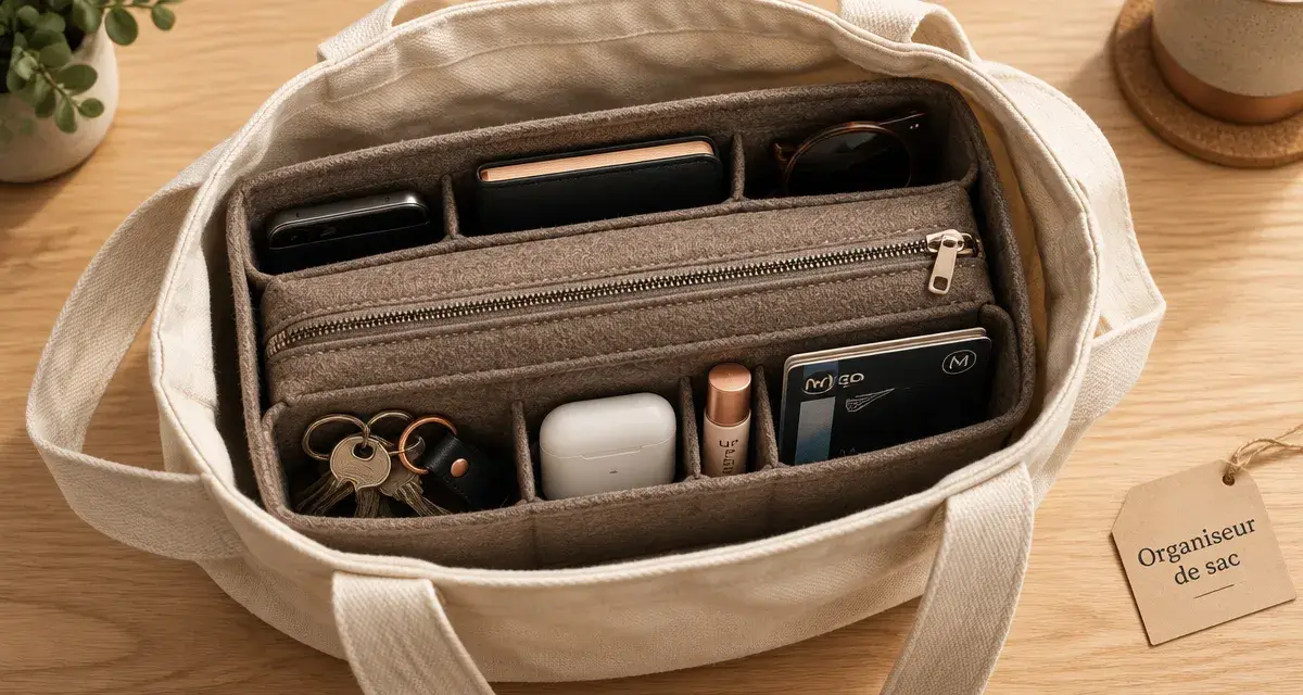 Organiseurs de sacs à main : organiseur de sac pour clés et accessoires