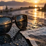 Polarisation lunettes de soleil : moins de reflets sur capot mouillé