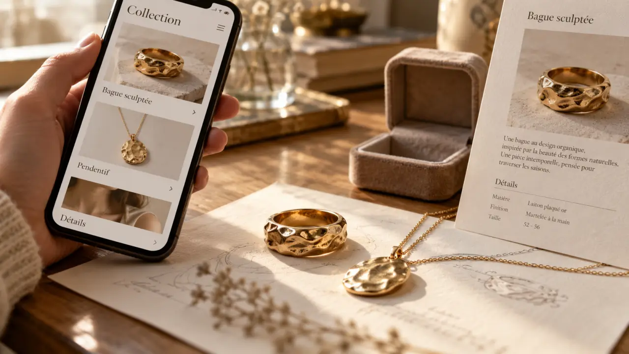 Trésor bijoux femme catalogue : distinguer officiel des promotions